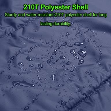 AGEMORE Cotton Flannel Double Sleeping Bag for Camping, Backpacking Or Hiking. Queen Size 2 Person Waterproof Sleeping Bag for Adults Or Teens. Lightweight with Compression Sack - Image 7