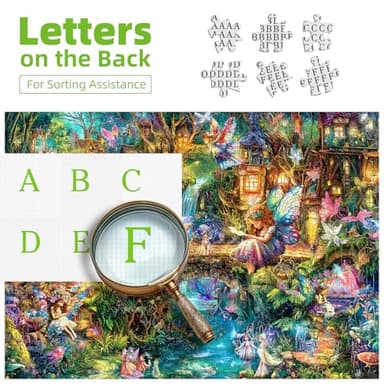 Blueforest - Fantasy Elf World - 1000 Piece Jigsaw Puzzle for Adults Challenging Funny Family Puzzle Perfect for Game Nights Finished Puzzle Size is 27.55 x 19.68 inches - Image 4