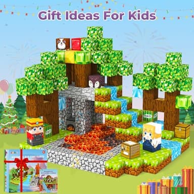 Magnetic Blocks, Magnetic Tiles Building Blocks, Magnet Cubes Toddler Kids Toys, Sensory STEM Toys for 3-5 4-6 5-7 6-8 Year Old Boys Girls Easter Birthday Gifts Travel Outdoor Kids Games (0.8IN/2CM) - Image 6