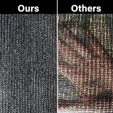 winemana Black Shade Cloth 40%, 30x50 FT Mesh Tarp - Garden Shade for Greenhouse, Patio, Vegetables, Plants Cover and Chicken Coops, Sun Shade Net for Outdoor Protection with Reinforced Grommets - Image 8