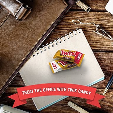 TWIX Minis Size Caramel Chocolate Cookie Candy Bars Bulk Pack, Sharing Size, 9.7 oz Bag (Pack of 8) - Image 5