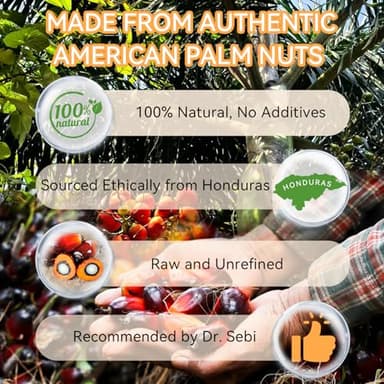 ABOUSHE Raw Batana Oil for Hair Growth - 100% Pure, Organic Dr. Sebi Batana Hair Mask from Honduras - Unrefined Hair Growth Oil for Thicker, Stronger Hair, Prevents Hair Loss for Women & Men 4.2 OZ - Image 5