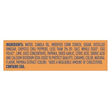 Hellmann's Mayonnaise Dressing 8 Count Mild Chipotle for Tacos, Grilled Chicken Sandwiches & More, with Real Ingredients & No Artificial Flavors, 11.5 oz - Image 3