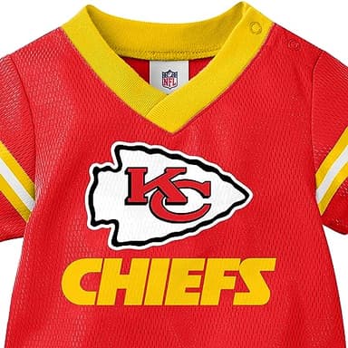 Gerber Unisex Baby Standard NFL Jersey Onesie Bodysuit, Team Color, 3-6 Months - Image 4