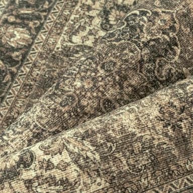 WondRg 2x6 Washable Brown Runner Rug Vintage Hallway Kitchen Carpet Non-Slip Soft Low Pile Distressed Throw Rug for Bedroom Bathroom Laundry Living Room - Image 7