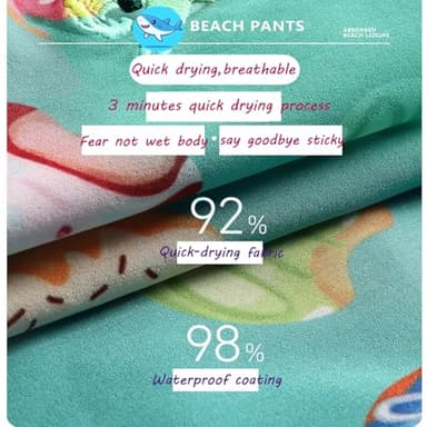 PZFGWKJDS Boys Swim Trunks Toddler Swim Shorts Little Boys Bathing Suit Swimsuit Toddler Boy Swimwear Donut 10-12 Years - Image 6