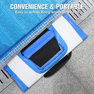Toriexon Inflatable Dog Boat Ramp 48" L × 32" W- Durable, Puncture-Resistant Surface Ensures Safe, Pool Ramp for Dogs Up to 180 Pounds, Perfect for Pools, Lakes, and Beaches - Image 8