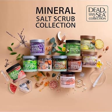 Dead Sea Collection Himalayan Salt Scrub – Exfoliating Body Scrub for Women – Moisturizing and Nourishing Skin – with Pure Oils and Dead Sea Minerals (23.28 Oz) - Image 7