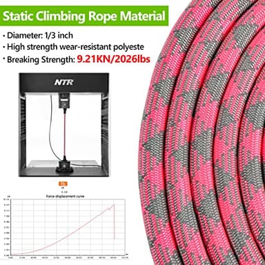 NTR Long Dog Leash, 30FT Check Cord with Swivel Lockable Hook and Comfortable Padded Handle for Pink Leash for Small Medium and Large Dogs Walking Training Hiking Camping Playing - Image 2