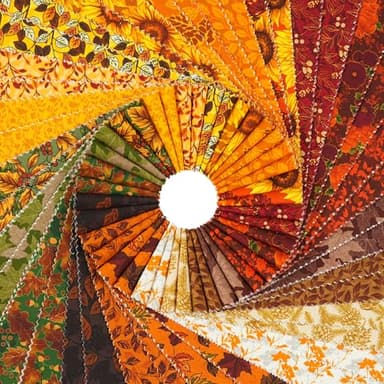 Craftido-18 Options-100% Cotton Jelly Roll Fabric Precut Strips for Quilting, Crafting, and Sewing, 40 Strips 2.5" x 44" Assorted Bundles for Rug, Quilt Project, DIY Craft and Home Decor-Fall Arrival - Image 2