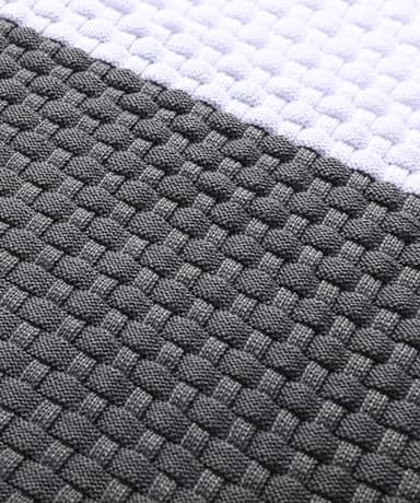 Zaitun Mens Colorblock Striped Sweater Waffle Knit Hoodies Hooded Sweatshirt - Image 5