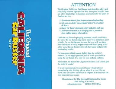 California Car Duster Auto Detailing Combo Kit with Plastic Handle 73556 - Image 6