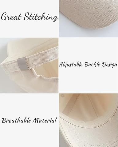 2 Packs Toddler Boys Girls Baseball Summer Hat Kids Baseball Cap Baby Sun Hat Cotton Lightpink&Purple 3-10T - Image 3