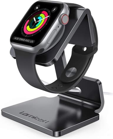Lamicall Watch Stand for Apple Watch Magnetic Fast Charger - Desk Charging Stand Holder Dock for Apple iWatch Series SE3 SE2 Ultra 3, Series 11 10 9 8 7 6 5(49mm 46mm 45mm 44mm 42mm 41mm 40mm 38mm - Image 2