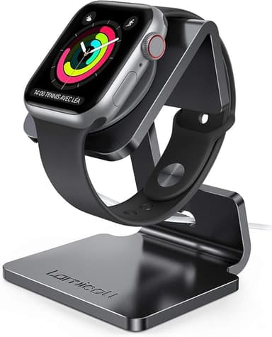 Lamicall Watch Stand for Apple Watch Magnetic Fast Charger - Desk Charging Stand Holder Dock for Apple iWatch Series SE3 SE2 Ultra 3, Series 11 10 9 8 7 6 5(49mm 46mm 45mm 44mm 42mm 41mm 40mm 38mm - Image 1