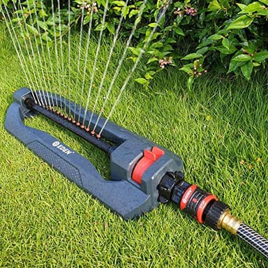 Eden 96213 Lawn & Garden Essential Oscillating Sprinkler | Water Sprinkler for Yard,Covers up to 3,600 sq. ft., Heavy Weight Base - Image 2