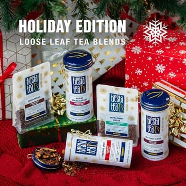 Tiesta Tea - Fireside Spice, Mulled Wine Herbal tea, Premium Loose Leaf Tea Blend, Non Caffeinated Holiday Teas, Make Hot or Iced & Brews Up to 200 Cups - 16 Ounce Resealable Bulk Pouch - Image 9
