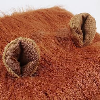 Lion Mane for Dog Costumes Realistic Funny Lion Wig for Medium Large Sized Dogs Halloween Pet Costume - Image 5