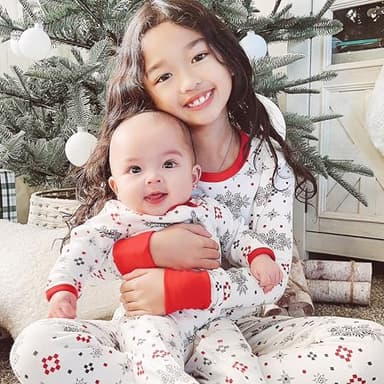 Multipack 2-Piece Pajamas Sleepwear Pjs 100% Organic Cotton for Infant Baby and Toddler Boys, Unisex, Jumbo Fair Isle, 2 Years - Image 2