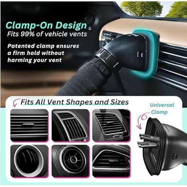 Swanoo Car AC Vent Extender | Air Vent Hose for Backseat | Directs Cool or Hot Air to Kids & Pets | Universal Fit | Extends Up to 10 FT | AC Tube for Baby Car | Back Seat Air Conditioning | BreezyBack - Image 2