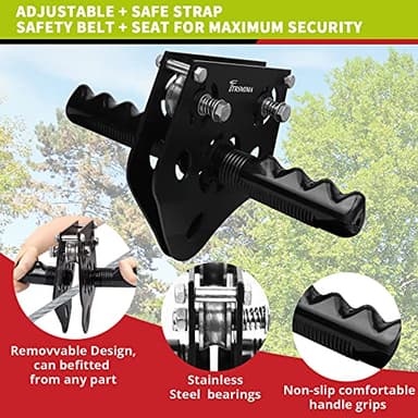 TT TRSMIMA 150/180/200 Feet Zip Line Kit for Kids and Adult Up to 330 lb - Updated Removable Design Trolley and Thickened Seat Rust Proof W/Safety Harness - Zipline Kits for Backyard - Image 2