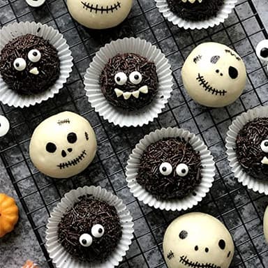 Candy Eyes for Decorating Edible Small Candy Eyes Eyeballs Halloween Sprinkles for Cake Cupcakes Toppers Cookies Baking Decoratings Christmas (7mm Eyes) - Image 6