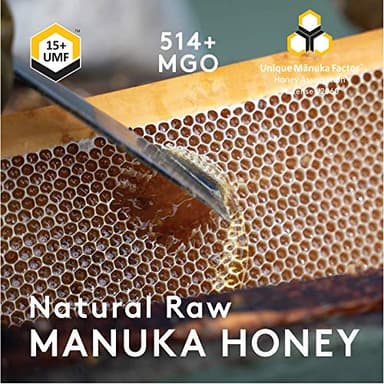 New Zealand Honey Co. Raw Manuka Honey UMF 15+ | MGO 514+, UMF Certified / 17.6oz - Image 8