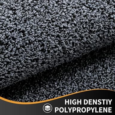 Mibao Front Door Mat Entrance, Non-Slip Absorbent Waterproof Welcome Doormat with TPR Backing, Dirt Trapping Entrance Inside Floor Mats for Entryway Washable Low-Profile, 29.5" x 17", Dark Grey - Image 4