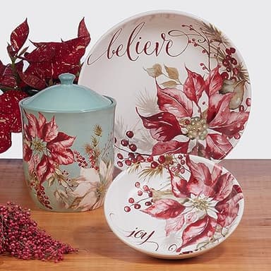 Certified International Winters Joy Rectangular Platter 14" x 10" - Image 6