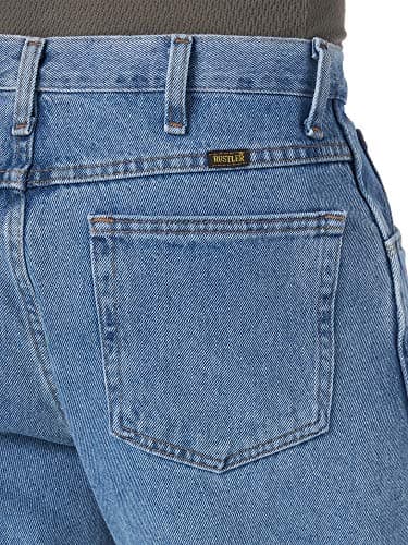 Rustler Men's Classic Regular Fit, Stonewash, 40W x 32L - Image 5