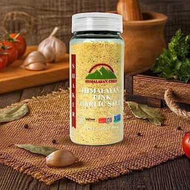 Himalayan Chef Garlic Salt Powder Shaker, 100% Pure & Naturally Extract from Whole Garlic Cloves, Non GMO & Gluten Free, Flavorful Aroma (Pack of 2) 12.35 Oz - Image 5