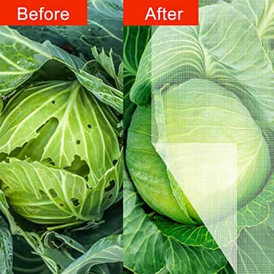 Agfabric Garden Netting 6.5'x15' Insect Pest Barrier Bird Netting for Garden Protection,Row Cover Mesh Netting for Vegetables Fruit Trees and Plants,White - Image 3