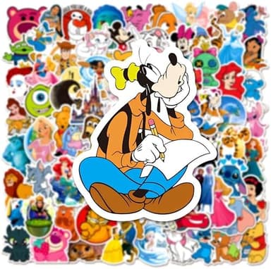 200pcs Kids Disney Princess Cute Cartoon Character Stickers - Movie Decorative Waterproof Stickers for Kids, Teens & Adults - Image 5