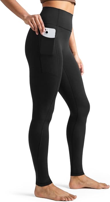 Colorfulkoala Women's Dreamlux High-Waisted No Front Seam Yoga Leggings with Pockets - Image 2
