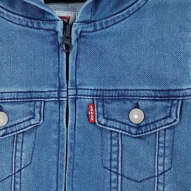 Levi's baby boys Hoodie, Sea Salt, 12 Months US - Image 5