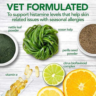 Vet's Best Seasonal Allergy Soft Chew Dog Supplements, Soothes Dogs Skin Irritation Due to Seasonal Allergies, 30 Day Supply - Image 3