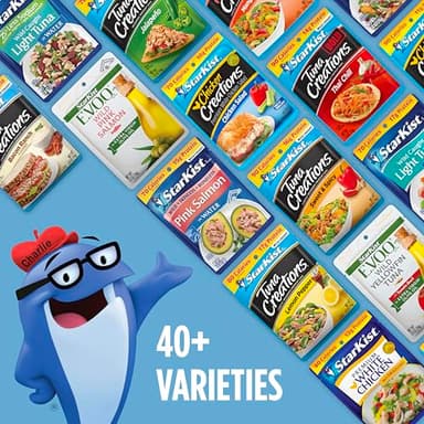 StarKist Tuna Creations Sweet and Spicy, 2.6 oz Pouch (24 Pack) Ready to Eat Wild Caught Tuna, 16g Protein, 90 Calories Per Serving, Gluten Free, Soy Free, Kosher, Perfect for Salads, Meals and Snacks - Image 7