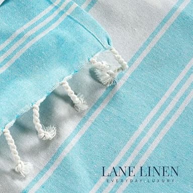 LANE LINEN Beach Towels 6 Pack, Bulk Beach Towels Oversized, Pool Towels for Adults, Pre-Washed, Sand Free Beach Towel, Fast Drying Beach Towel, 39"x71" - Classic Color - Image 6