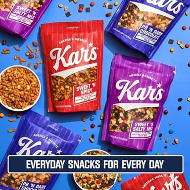 Kar’s Nuts Dunkin’ Caramel Cold Brew Mixed Nuts – Sweet Candy-Coated Nuts Mix, 20oz Resealable Pouch (Pack of 6) – Trail Mix Sweet Snacks for Adults & Kids - Image 6