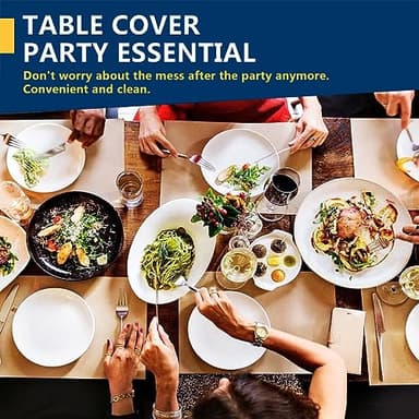 PerkHomy Brown Kraft Paper Roll 17.5" x 1,200" (100') for Gift Wrapping Bulletin Board Craft Art Bouquet Flower Packing Moving Shipping Floor Covering Table 70GSM 50LB (Brown, 17.5" x 100') - Image 6