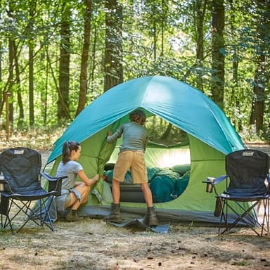 Coleman Sundome 6-Person Tent with Rainfly, Weatherproof Tent Sets Up in 10 Mins - Image 4