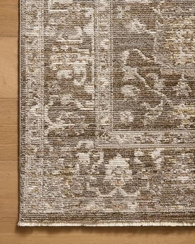Loloi Magnolia Home by Joanna Gaines Pace Collection PAC-01 Bark/Natural 9'-6" x 12'-3" Area Rug - Image 7