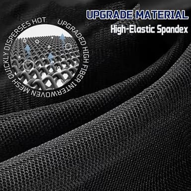 Car Rear Window Screens for Side Windows, 2 Pack Side Window Sun Shades,Stretchy Mosquito Net Cover Fit Cars SUVs - Up to 36.22”x55.1” - Image 3