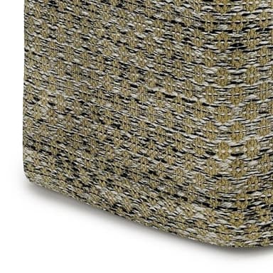 SIMPLIHOME Janelle Boho Square Woven Outdoor/ Indoor Pouf in Multi Color Recycled PET Polyester for the Living Room, Bedroom and Kids Room - Image 6
