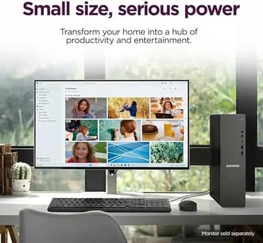 Lenovo IdeaCentre Business Desktop| Intel Quad-Core Processor | 32GB RAM | 1TB SSD & 1TB HDD | Support Upto 3 Monitors | HDMI & USB-C | Ethernet | Wi-Fi | Bluetooth | Keyboard & Mouse| Windows 11 Pro - Image 6
