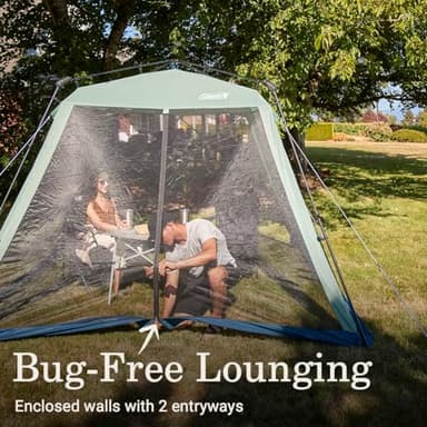 Coleman Skylodge Portable Screenhouse with 1-Minute Setup, Screened Gazebo for Bug-Free Lounging, Outdoor Sun Shade for Picnic, Events, Parties, Camping, & More - Image 4