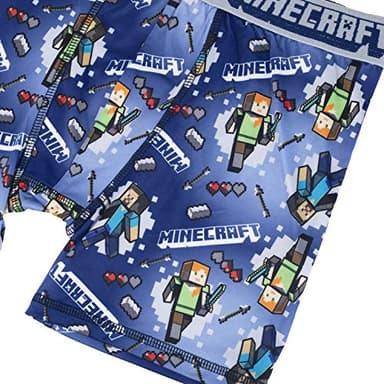 Minecraft Boys' Briefs and Boxer Briefs available in Multiple Pack Sizes in sizes 4, 6, 8, 10 and 12 - Image 4