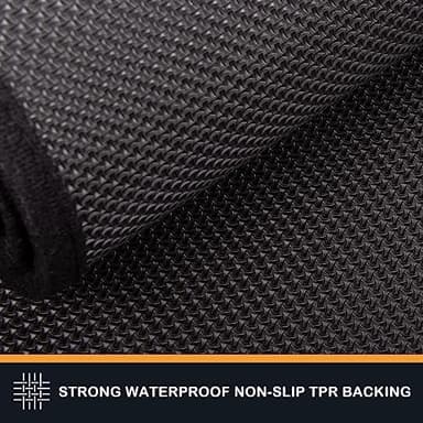 PURRUGS Dirt Trapping Door Mat 24" x 35.5", Non-Slip Machine Washable Entry Rug, Shoe Scraper, Dog Doormat, Super Absorbent Welcome Mat for Front & Back Door, Muddy Shoes & Paws, Charcoal - Image 4