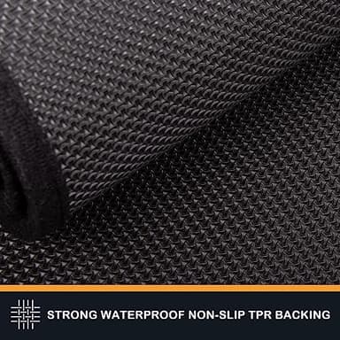 PURRUGS Easy Care Area Rug 4ft x 6ft, Non-Slip Machine Washable Entryway Rug, Dog Door Mat, Stain Resistant Accent Rug for Hallway, Living Room, Bedroom and Mudroom, Charcoal - Image 6