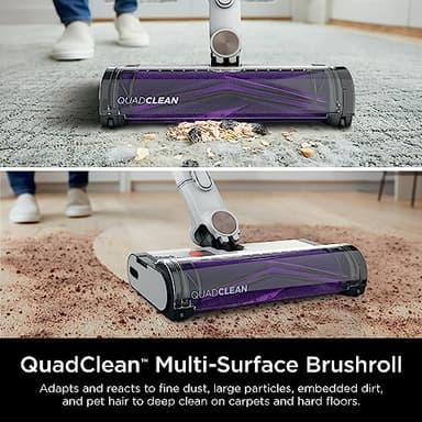 Shark Detect Clean & Empty Auto-Empty System - Lightweight Cordless Vacuum Cleaner with HEPA Filter, Portable Handheld Attachment, Crevice Tool, Ideal Stick Vacuum for Pet Hair, White, IW3511 - Image 10